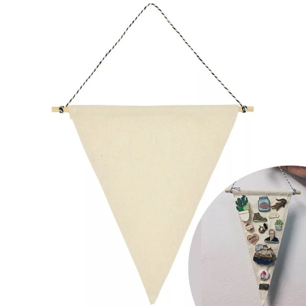 Pin Collector’s Triangle Blank Canvas